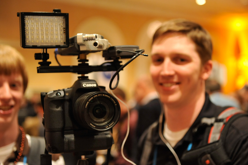 Illustration for article titled The Mutant Camcorder Rigs That Stormed CES